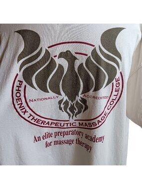 True Vintage T-shirt XXL Phoenix Therapeutic Massage College Delta Pro Weight